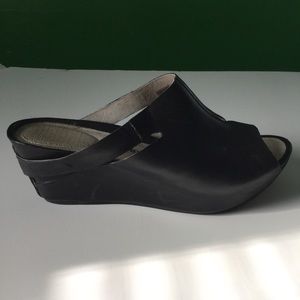 Leather Tsubo Mule